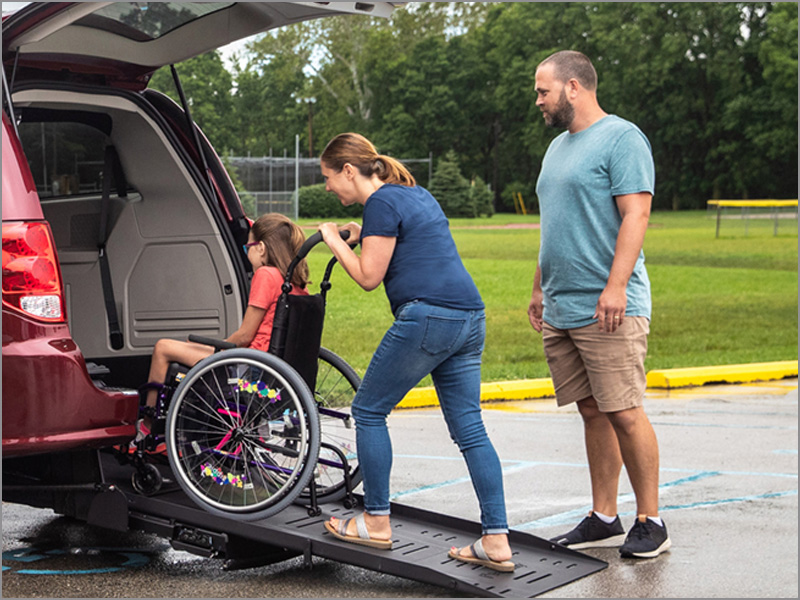 Dodge Grand Caravan wheelchair child passenger