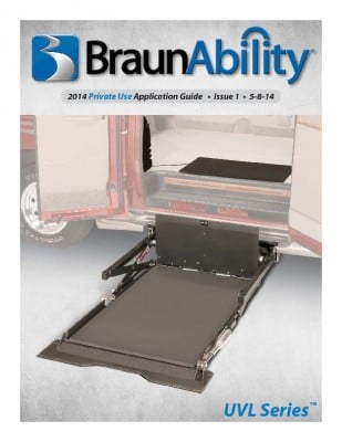 Braun UVL - Under Vehicle Wheelchair Lift Pennsylvania