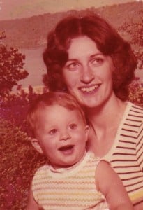 Michael and Mom around 1978