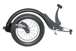 Example freewheel wheelchair accessory.