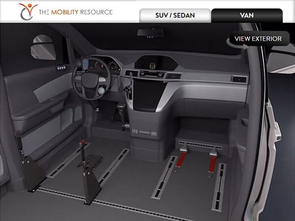 Our Mobility Solutions Tool details all of the options that can be included in today's wheelchair vans for sale. 